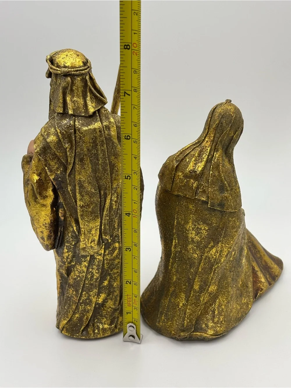 Department 56‎ Vintage Gold Gilded Holy Family Set of 3 Nativity Figurine